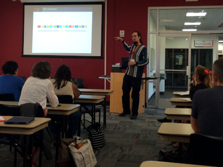 Frank Loesche presents at SOU Creativity 2018